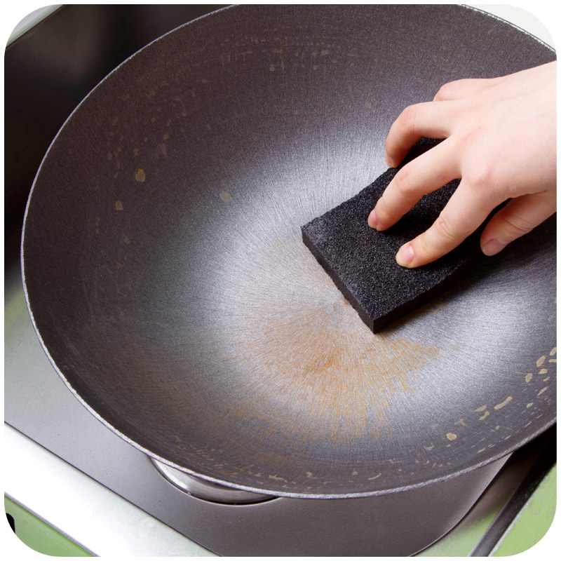 居家家纳米金刚砂魔力擦清洁去污海绵除铁锈垢刷碗洗锅神器海绵擦 - 图0