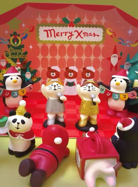 green house * 圣诞氛围感年终尾牙女明星场景摆件