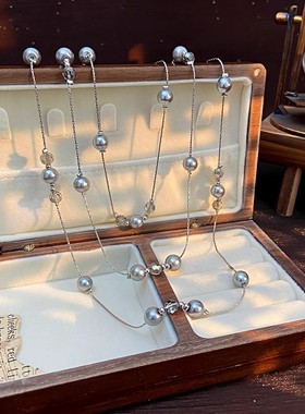 高级感项链长款多种戴法毛衣链气质小众设计轻奢锁骨链颈链