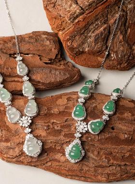 新中式国风葫芦吊坠锁骨项链