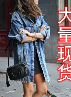 Mid-length  Denim Women's Large Size Jacket H rendy Fashiona