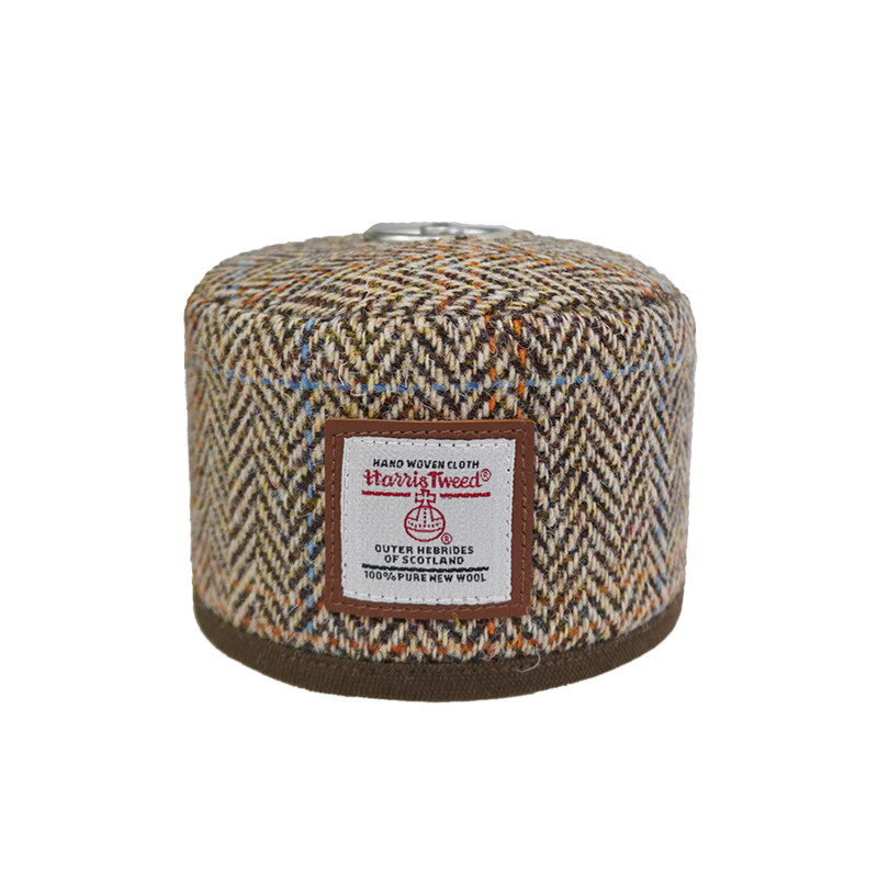 harris tweed户外露营粗花呢卡式炉气罐套复古扁气罐保护套氛围套,淘宝优惠券,粉丝福利购,淘宝优惠卷