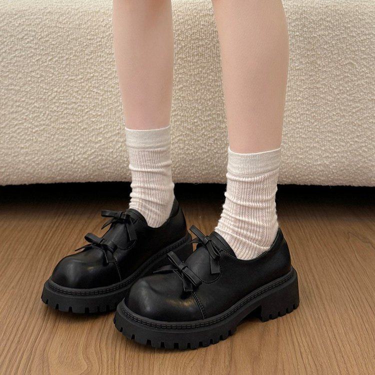 2026冬季新款橡胶2026年春季圆头深口一脚蹬中跟(3-5,淘宝优惠券,粉丝福利购,淘宝优惠卷