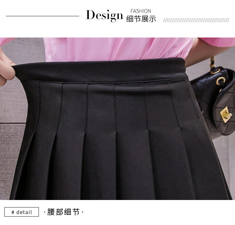 广场舞半身裙中长款45cm白色百褶裙松紧腰a字短裙跳舞表演演出裙,淘宝优惠券,粉丝福利购,淘宝优惠卷