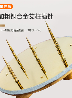 单桂敏竹制5针艾灸盒随身灸