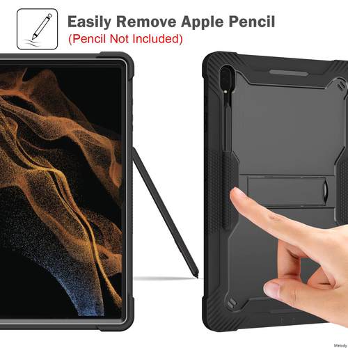 适用于三星samsung tab S7 s8 S9 ultra case s10+plus FE x806 A8 cover保护套SM-X700皮套X910硅胶软壳防摔 - 图2