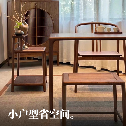 阳台茶桌椅组合小户型家用新中式茶桌茶几休闲茶台现代简约禅意桌 - 图2