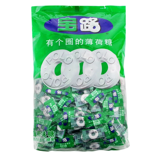 Nestlé Baolu Mint 750G*6 мешков с кругом мяты сахар