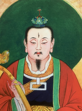 雷祖挂画画心九天应元雷声普化天尊画像，高清喷绘非手绘独家版权