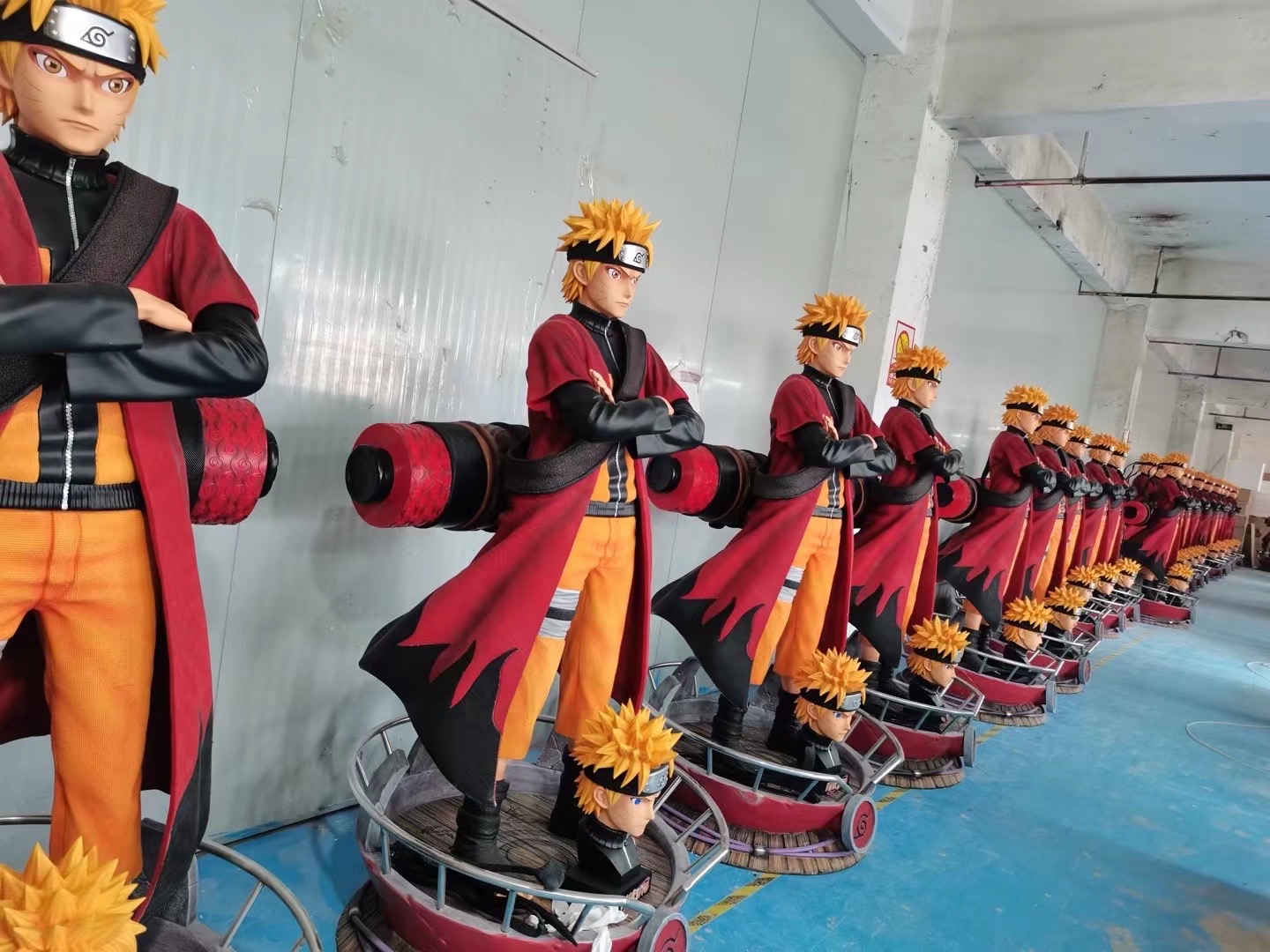 热火GK定制 现货 非CW 火影忍者 漩涡鸣人 仙人模式 1/1 雕像模型 - 图1