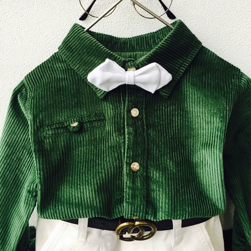 Весенняя осенняя рубашка, костюм мальчика цветочника, платье девочки цветочницы, комплект, для подиума