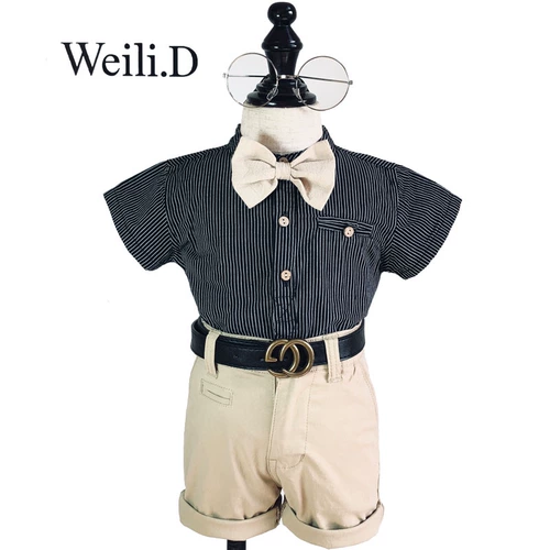 Детский комплект, демисезонное платье, детская рубашка, костюм мальчика цветочника, комбинезон, в британском стиле