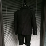 Демисезонный детский пиджак классического кроя, жилет, платье, комплект, костюм мальчика цветочника, манекен головы, куртка