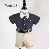 Детский комплект, демисезонное платье, детская рубашка, костюм мальчика цветочника, комбинезон, в британском стиле