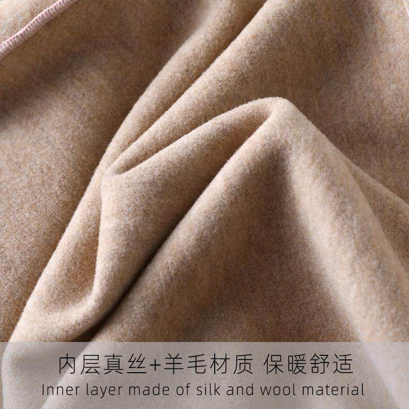 秋冬女真丝羊毛发热保暖背心 免穿文胸一体舒适亲肤修身打底上衣,淘宝优惠券,粉丝福利购,淘宝优惠卷