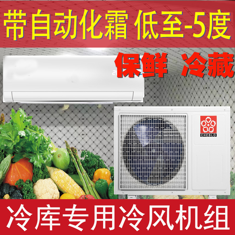 冷库制冷设备全套3p6p5p冷库制冷机小型冷藏蔬菜水果鲜花保鲜机组 - 图0