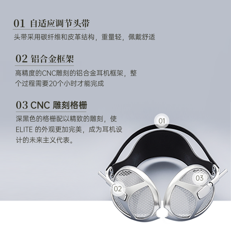 MEZE ANTONIO Elite 超旗舰 平板振膜耳机等磁力混合阵列单元技术,淘宝优惠券,粉丝福利购,淘宝优惠卷