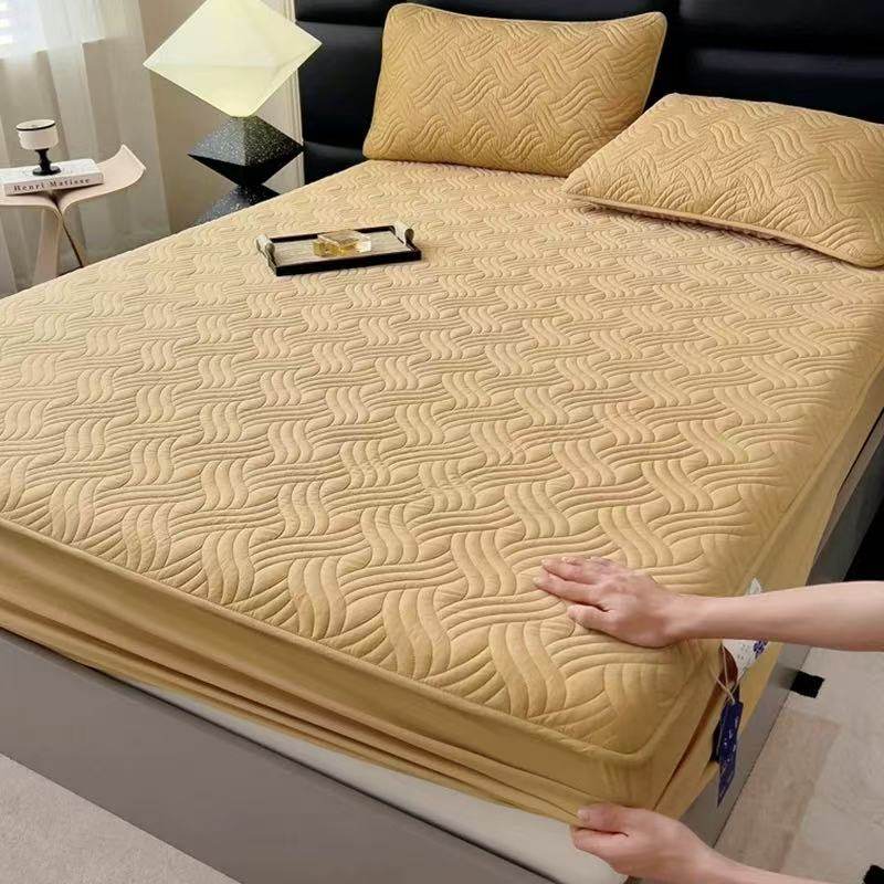 夹棉床笠罩床罩席梦思床垫保护套非纯棉全棉防尘全包床单2025新款,淘宝优惠券,粉丝福利购,淘宝优惠卷
