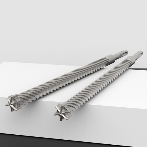 高硬度合金钢冲击钻头六刃电锤钻头钢筋混凝土克星穿墙壁植筋打孔 - 图0