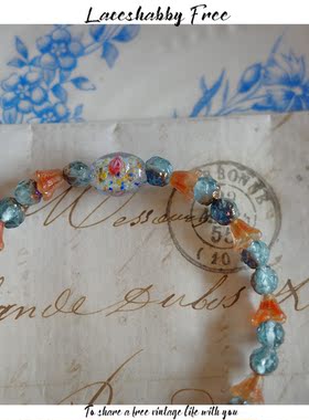 小珠子手串中古手链饰品