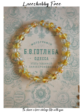 玻璃珠古董手串手链饰品