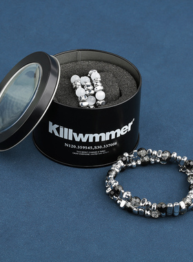 钛钢不掉色碎银串珠项链