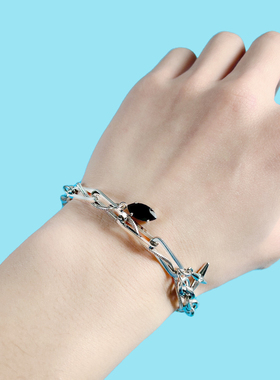 小众设计钛钢手链男款简约