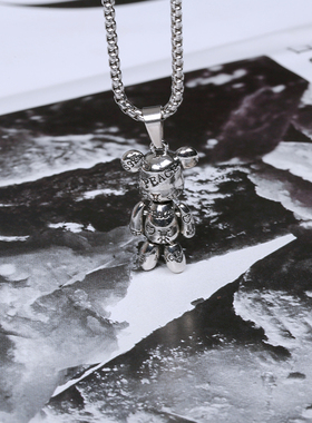 KILLWMMER反战mini小熊项链