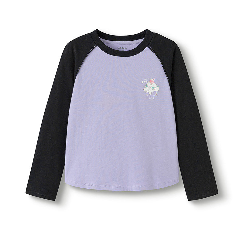 巴拉巴拉balaone童装女童长袖t恤儿童2025新款秋纯棉洋气休闲上衣,淘宝优惠券,粉丝福利购,淘宝优惠卷