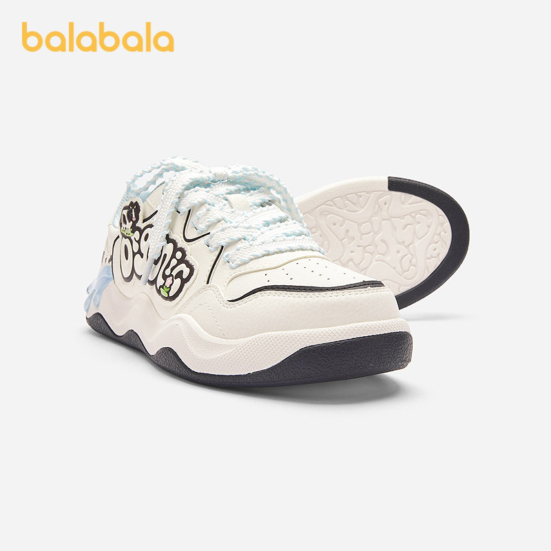 【商场同款】巴拉巴拉童鞋儿童板鞋女童休闲鞋轻便透气2025秋新款,淘宝优惠券,粉丝福利购,淘宝优惠卷