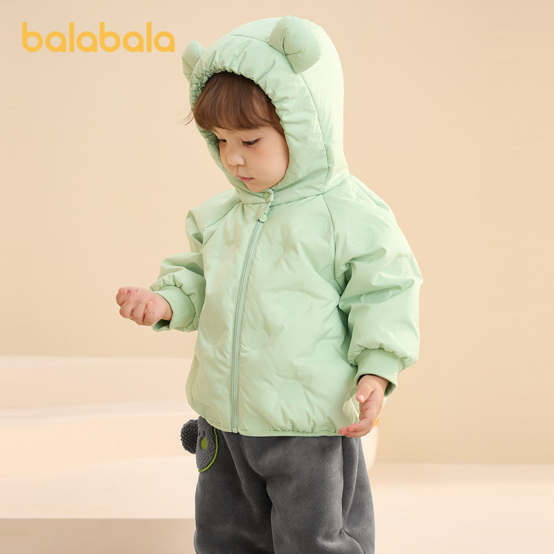 巴拉巴拉宝宝羽绒服男童童装婴儿秋冬女童外套轻薄舒适时尚萌趣潮,淘宝优惠券,粉丝福利购,淘宝优惠卷