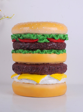 汉堡创意进门换鞋凳