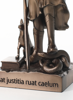 正义女神雕像律师办公室摆件仿铜