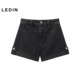 ໂສ້ງຂາສັ້ນ 25 ໂຕ denim cuffed 25 summer ກາງເກງກະທັດຮັດແບບສະບາຍໆ C1HBF2239