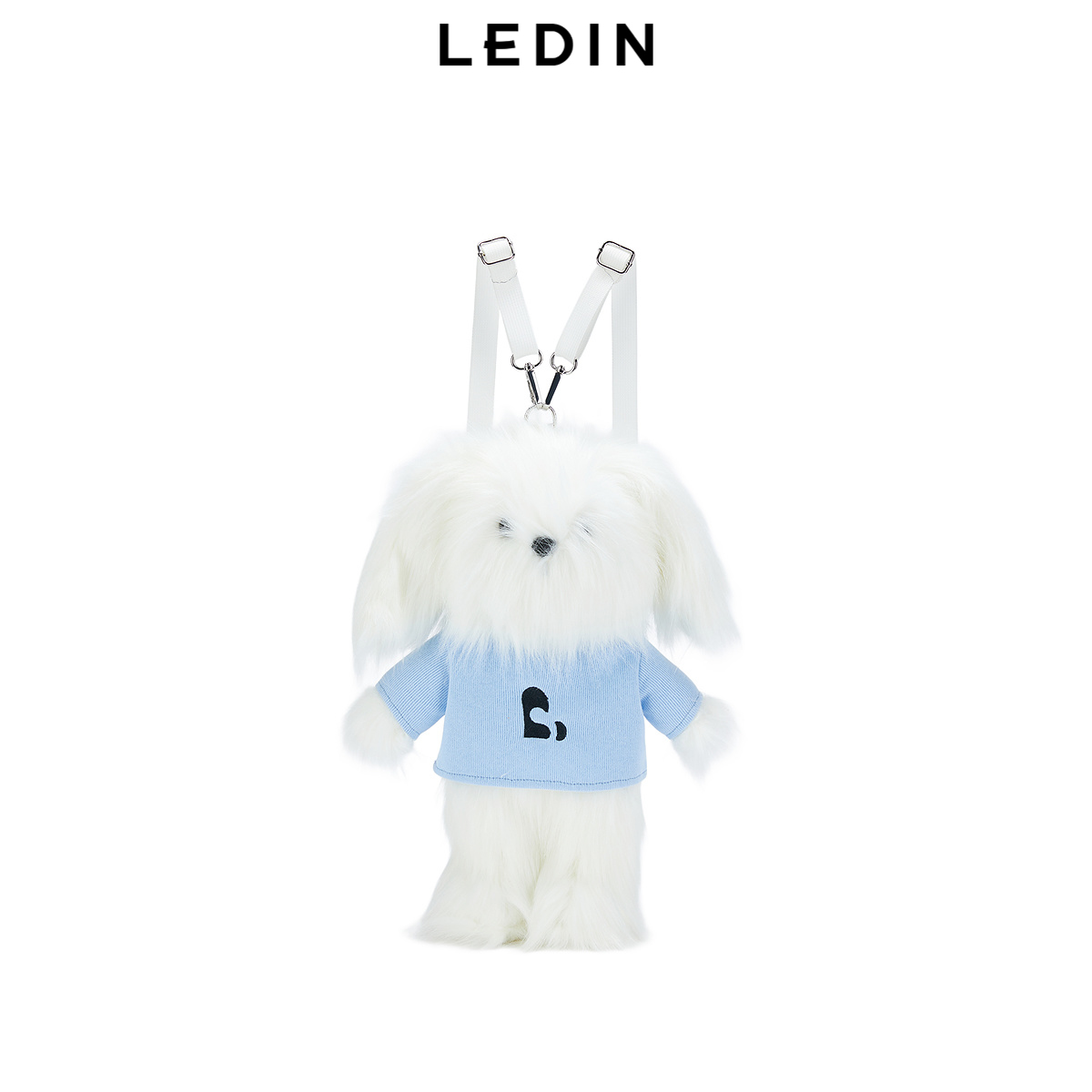 【商场同款】乐町2025年春季新品长毛兔子双肩包C2YFF1515* - 图1