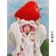 Leding cute fur coat 2022 winter plush plus velvet thickened small top