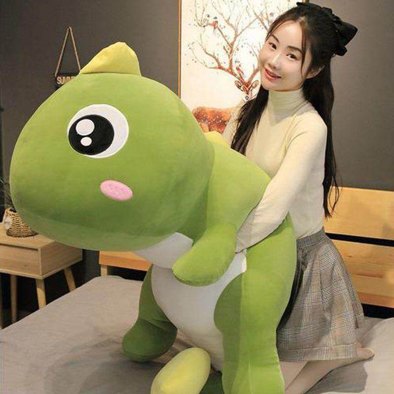 大眼恐龙公仔毛绒玩具抱枕睡觉长条玩偶夹腿抱枕男生日礼物送女生,淘宝优惠券,粉丝福利购,淘宝优惠卷