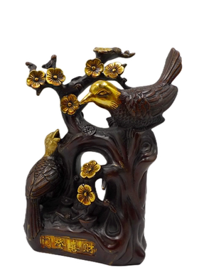 铜喜上眉梢喜鹊招财喜祝福客厅