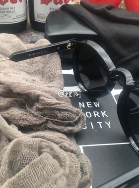 墨镜韩版偏光复古风ins太阳镜