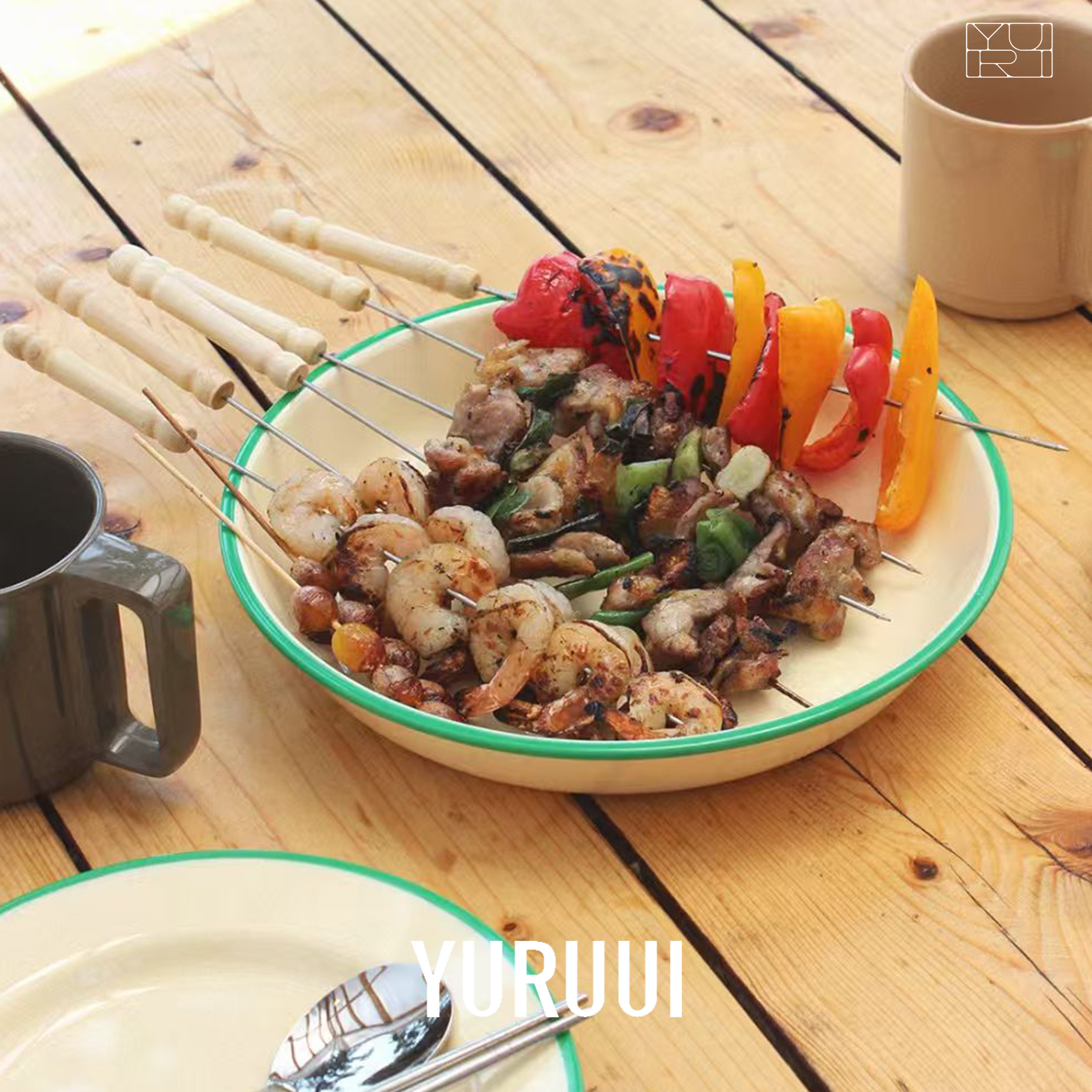 [YURUUI设计师]韩国AWAKENSENSES绿色边缘系列餐具马克杯餐盘碗,淘宝优惠券,粉丝福利购,淘宝优惠卷