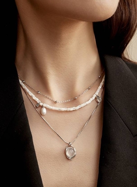 [YURUUI设计师]monSecret涟漪遇见项链揽月耳钉