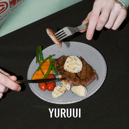 [YURUUI设计师]韩国EDING黑白色格子玻璃餐盘酸奶碗意面碗沙拉盘 - 图1