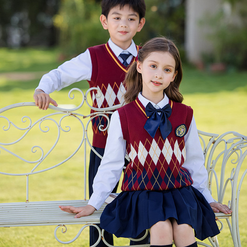小学生校服春秋款英伦风三件套儿童学院班服韩版套装幼儿园园服冬,淘宝优惠券,粉丝福利购,淘宝优惠卷