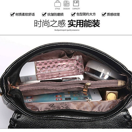 Небольшая сумка, сумка через плечо, модная ретро универсальная сумка на одно плечо, коллекция 2023, из натуральной кожи