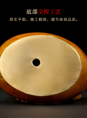 铜鼠摆件生肖鼠年贺岁祥鼠雕刻家居玄关桌面乔迁开业纪念工艺装饰