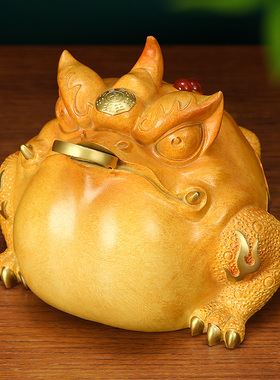 吉善缘《暴富金蟾》铜金蟾摆件