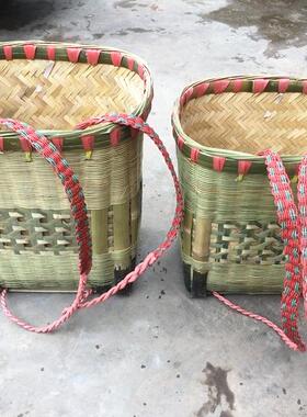 四川双层手工家用大号买菜竹背篓