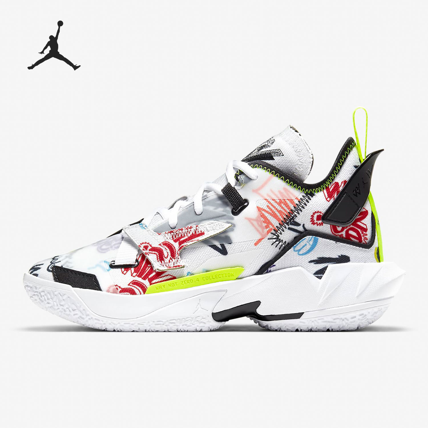 Nike/耐克正品JORDAN WHY NOT ZER0.4 (GS)大童篮球鞋 DD9659-007 - 图0