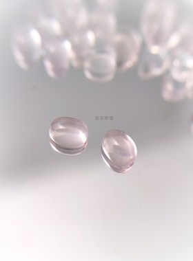 天然无注胶星光粉水晶高透芙蓉石