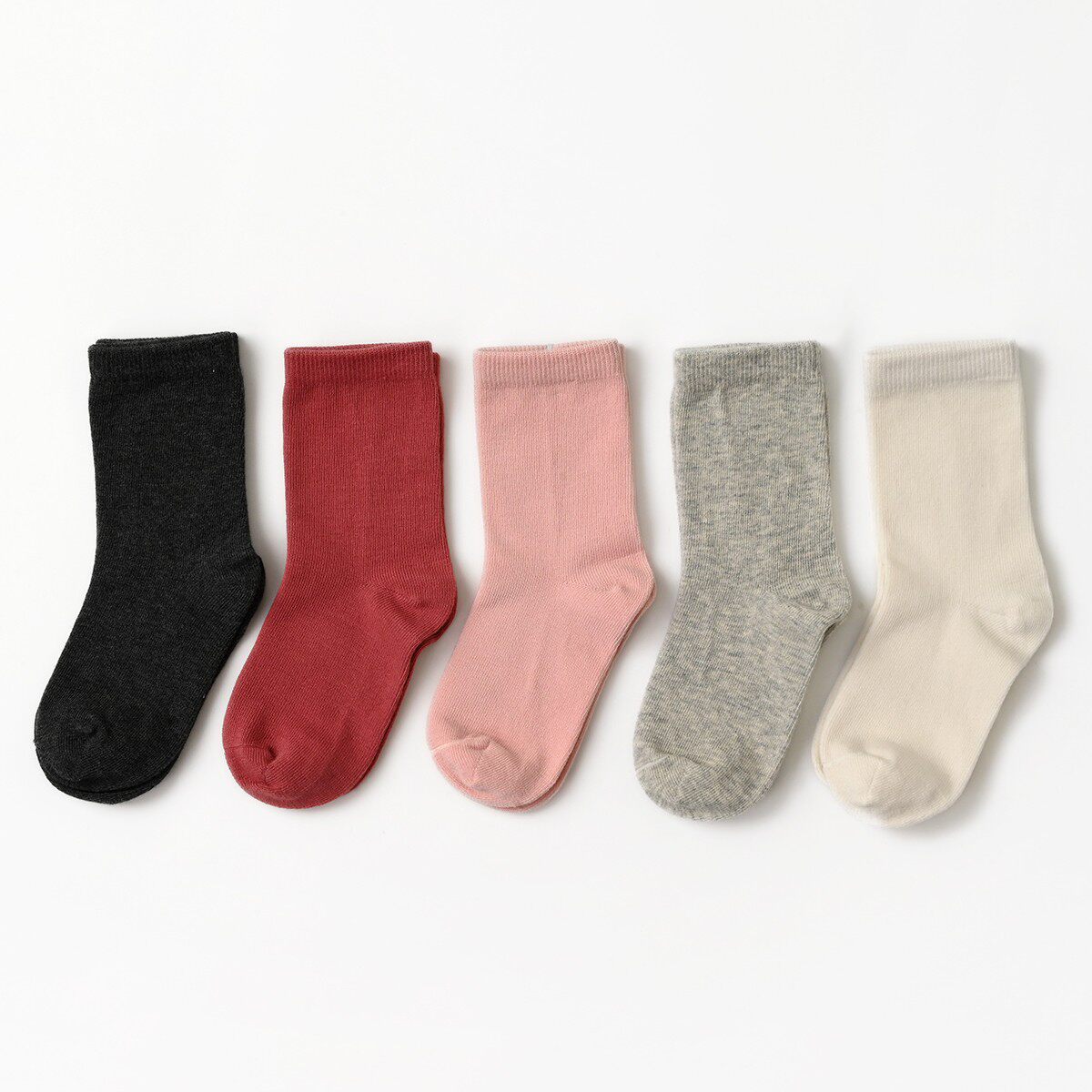 五双装 新疆长绒棉 儿童纯棉袜子 男女童长筒袜吸汗透气四季可穿,淘宝优惠券,粉丝福利购,淘宝优惠卷